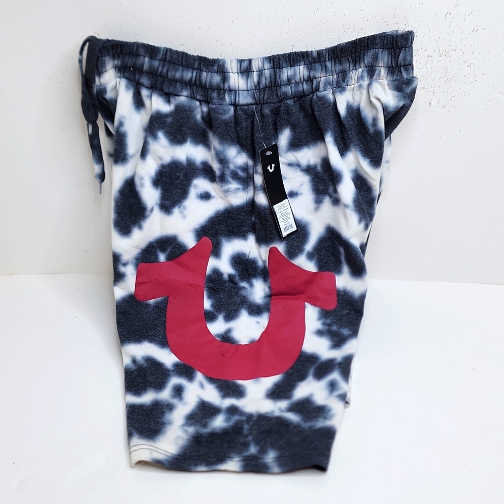 TRUE RELIGION SHORTS GREY & WHITE - Picture 3 of 8